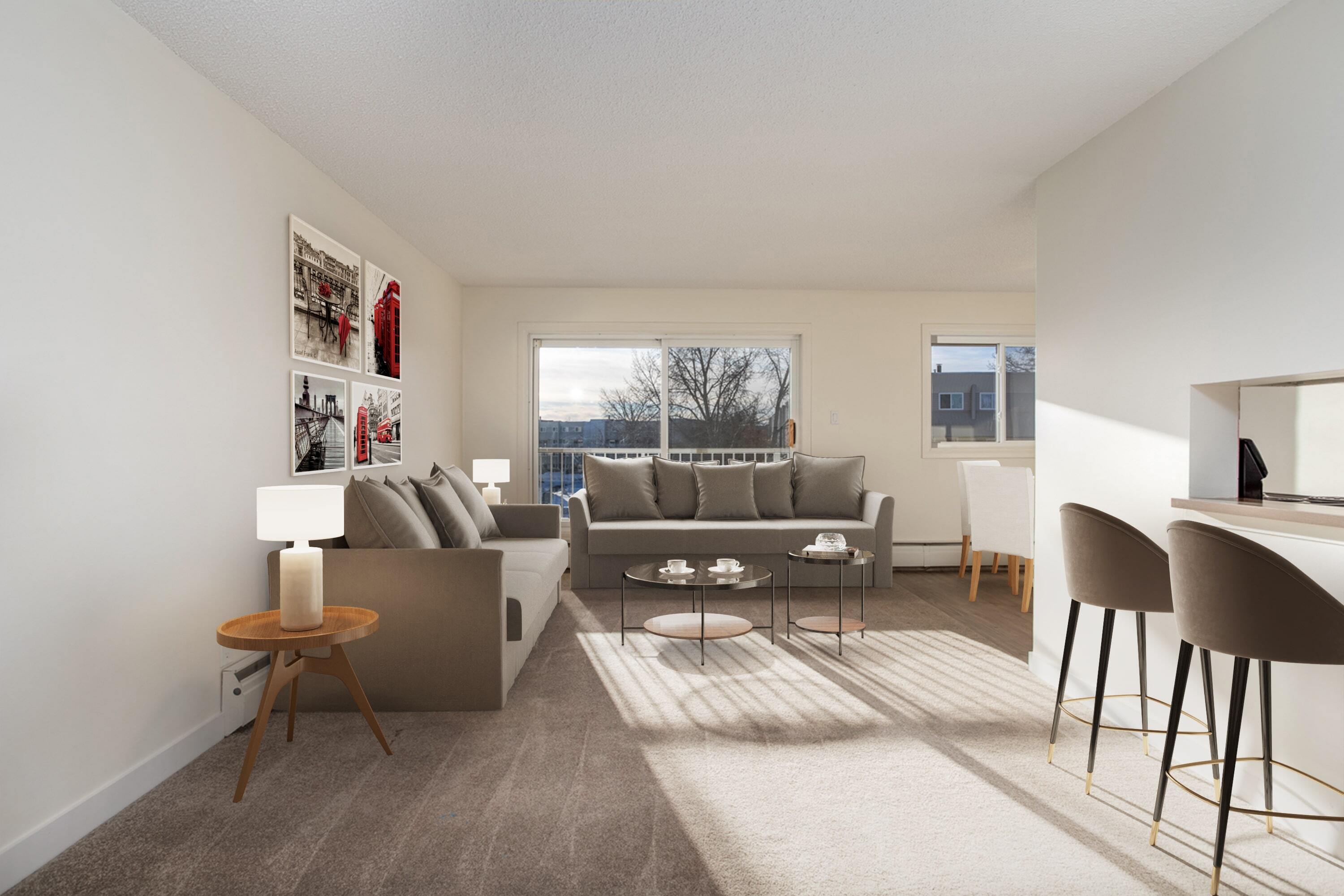 2 Bedroom Bi-Level Premium at Corian Apartments