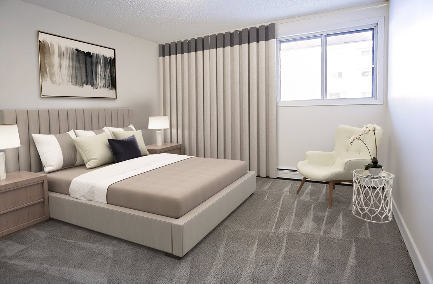 1 Chambre + Bureau De luxe at Central Heights Apartments